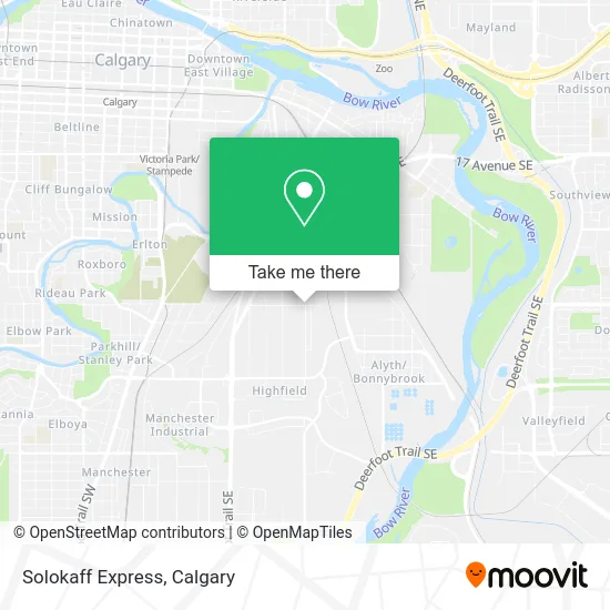 Solokaff Express map