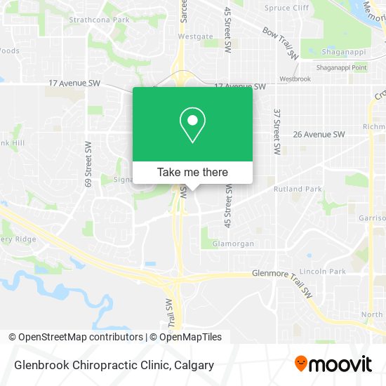 Glenbrook Chiropractic Clinic map