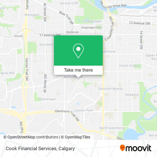 Cook Financial Services map