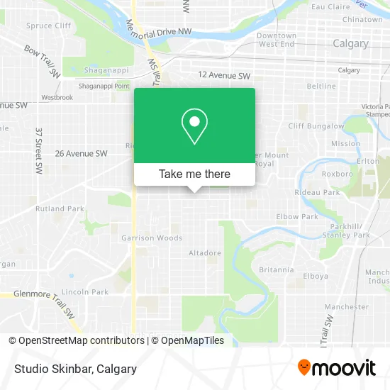 Studio Skinbar map