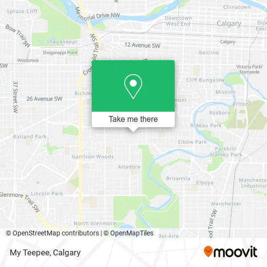 My Teepee map