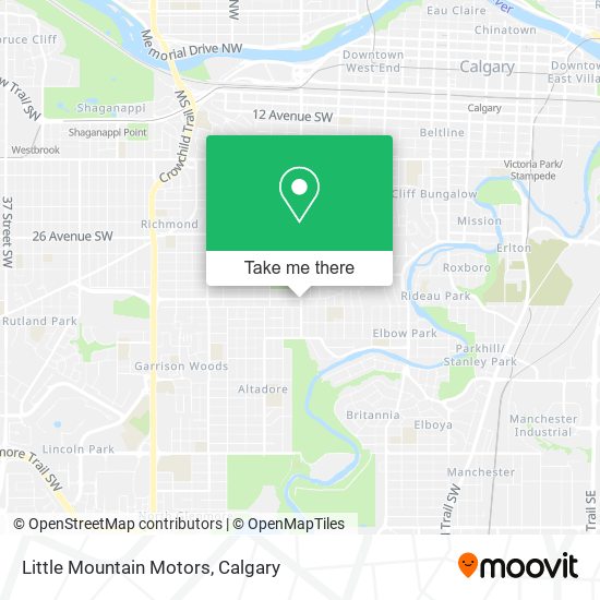 Little Mountain Motors map