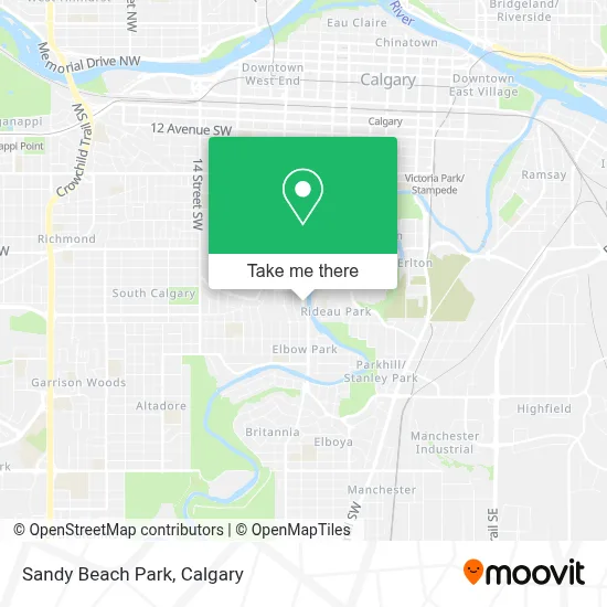 Sandy Beach Park map