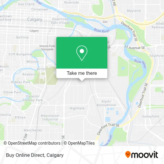 Buy Online Direct map