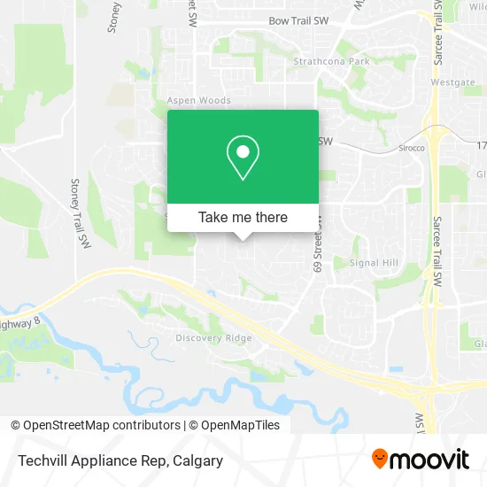 Techvill Appliance Rep map