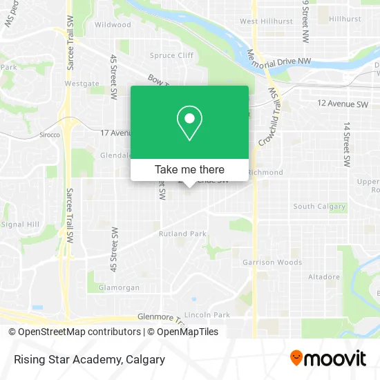 Rising Star Academy map