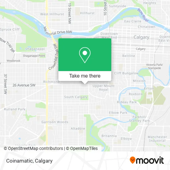 Coinamatic map