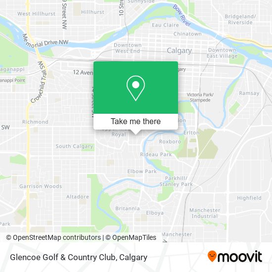 Glencoe Golf & Country Club map