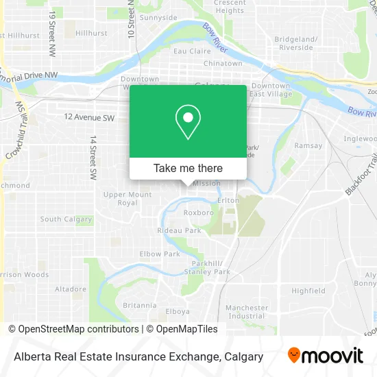 Alberta Real Estate Insurance Exchange map