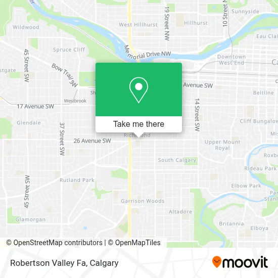 Robertson Valley Fa map