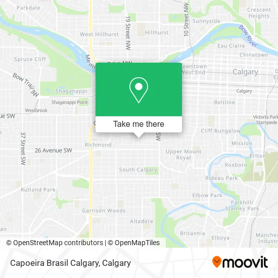 Capoeira Brasil Calgary map
