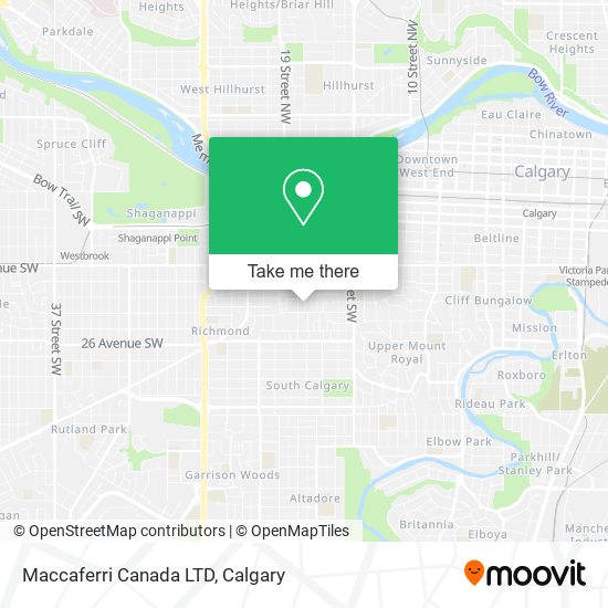 Maccaferri Canada LTD map