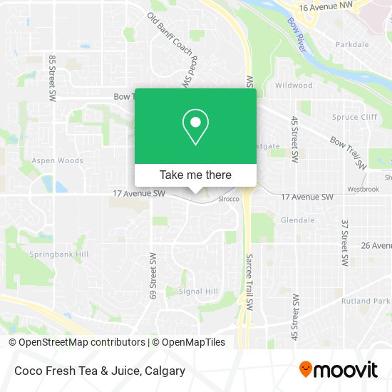 Coco Fresh Tea & Juice map