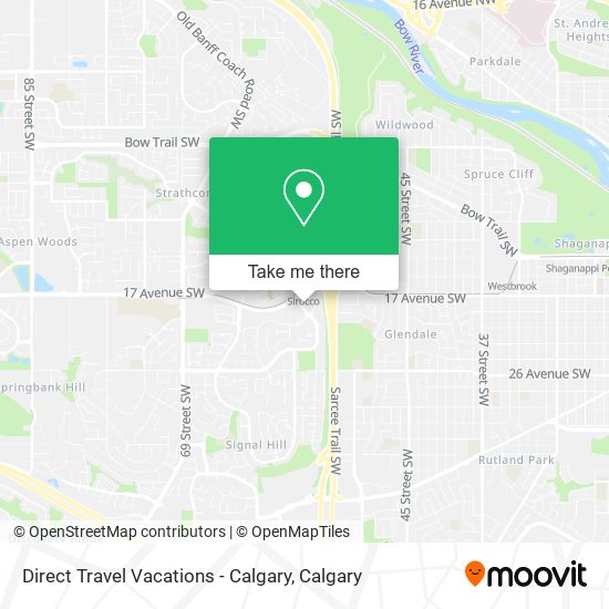 Direct Travel Vacations - Calgary plan