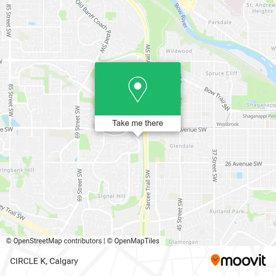 CIRCLE K map
