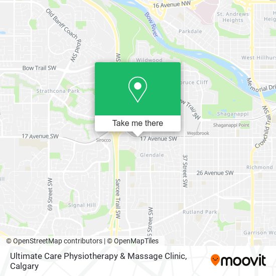 Ultimate Care Physiotherapy & Massage Clinic map