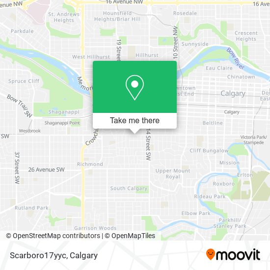 Scarboro17yyc map