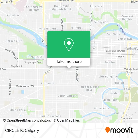 CIRCLE K map