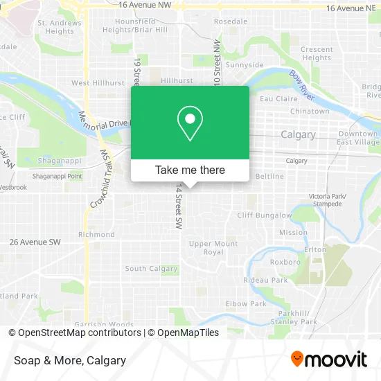Soap & More map