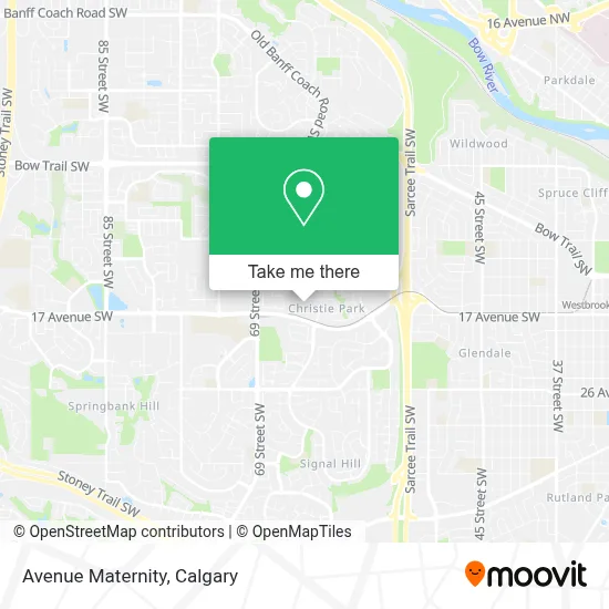 Avenue Maternity map