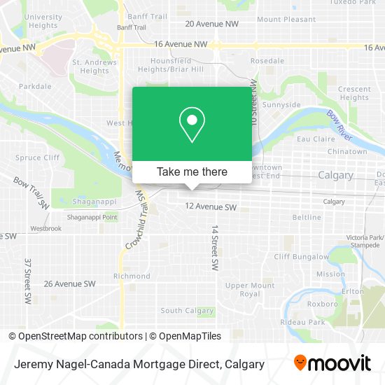 Jeremy Nagel-Canada Mortgage Direct map