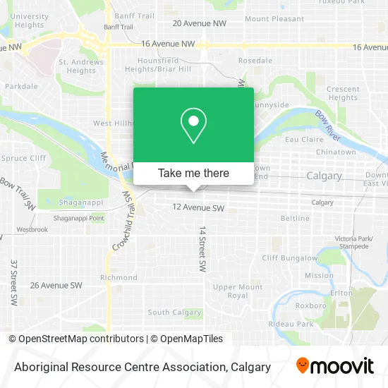 Aboriginal Resource Centre Association map
