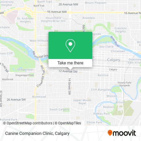 Canine Companion Clinic map