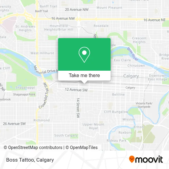Boss Tattoo map