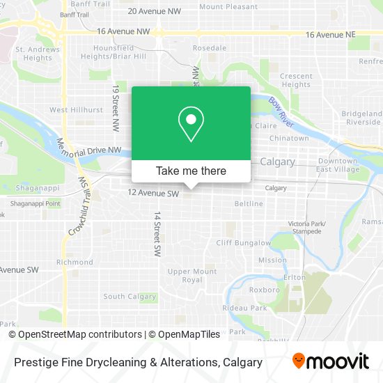 Prestige Fine Drycleaning & Alterations map