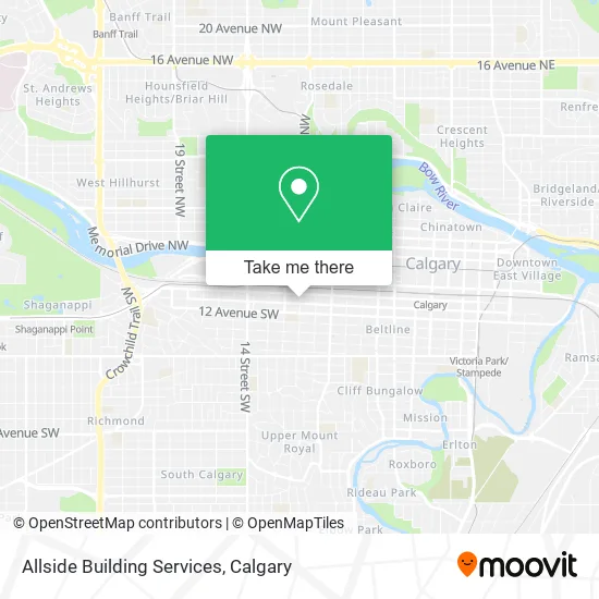 Allside Building Services map