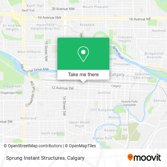 Sprung Instant Structures map