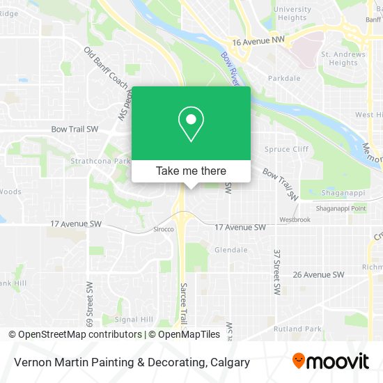 Vernon Martin Painting & Decorating map