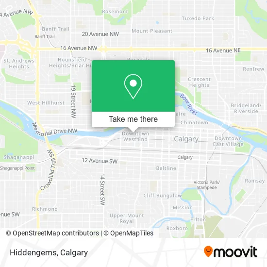 Hiddengems map
