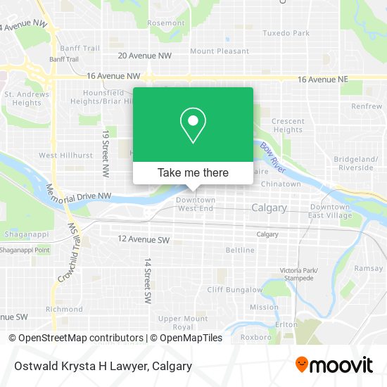 Ostwald Krysta H Lawyer map