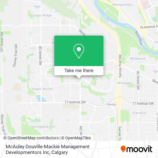 McAuley Douville-Mackie Management Developmentors Inc map