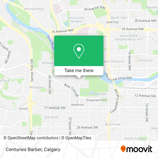 Centuries Barber map