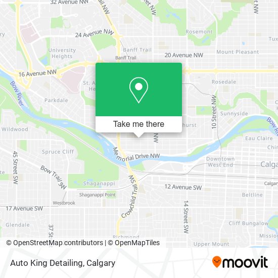 Auto King Detailing map