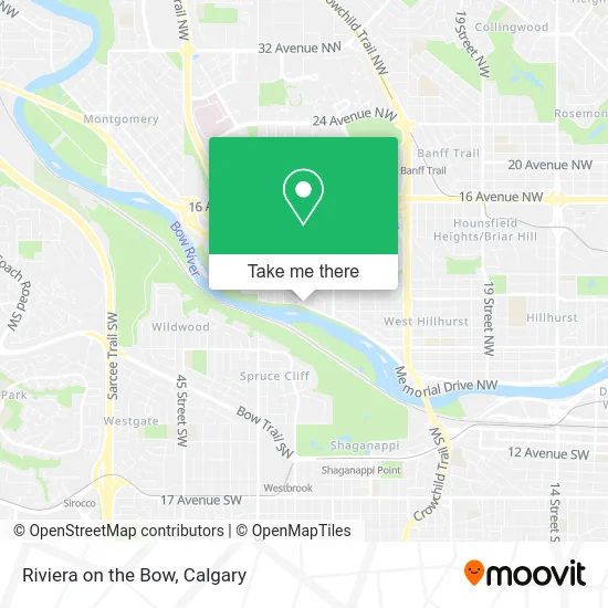 Riviera on the Bow map