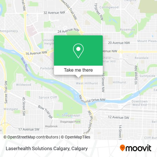 Laserhealth Solutions Calgary map