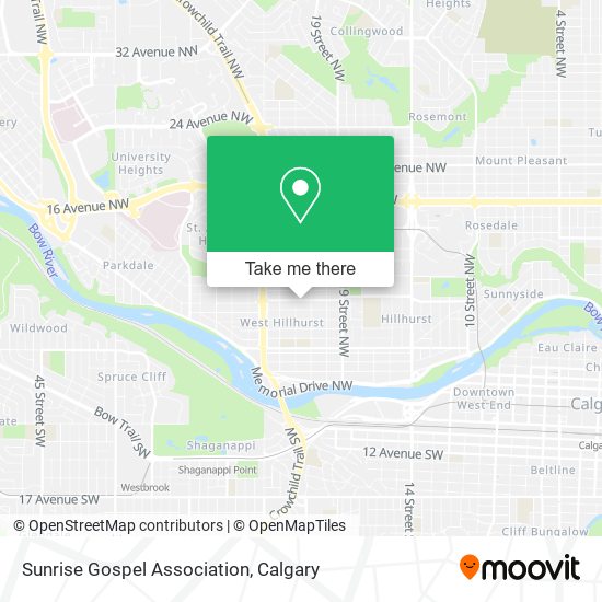 Sunrise Gospel Association map