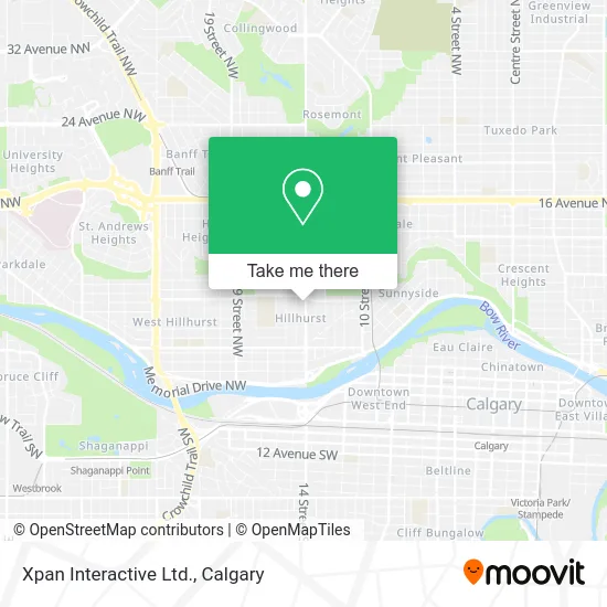 Xpan Interactive Ltd. map