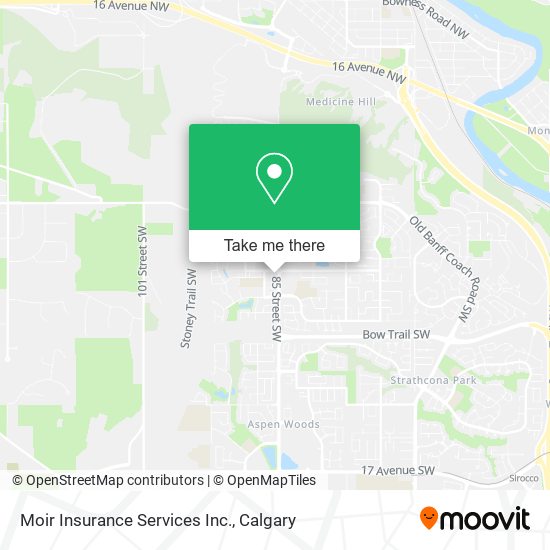 Moir Insurance Services Inc. map