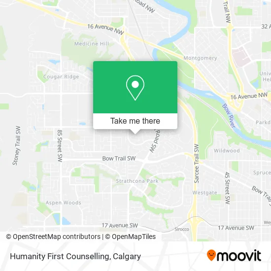 Humanity First Counselling map