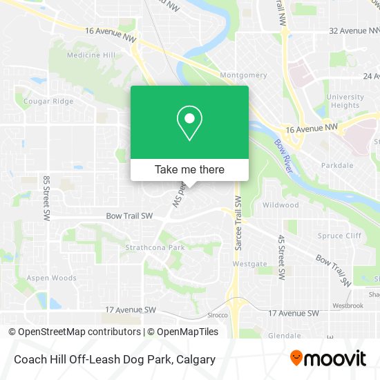 Coach Hill Off-Leash Dog Park plan