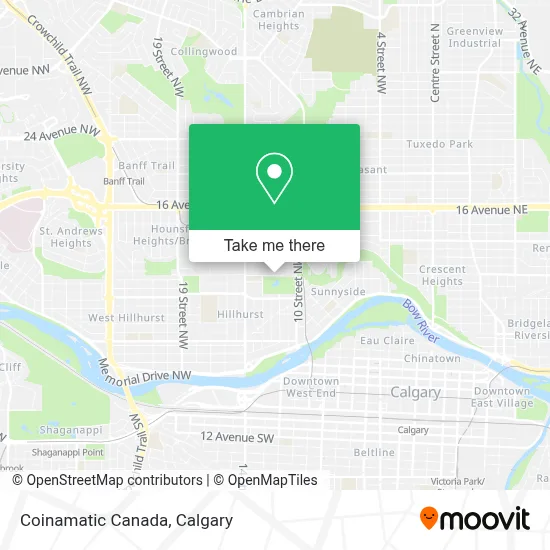 Coinamatic Canada map