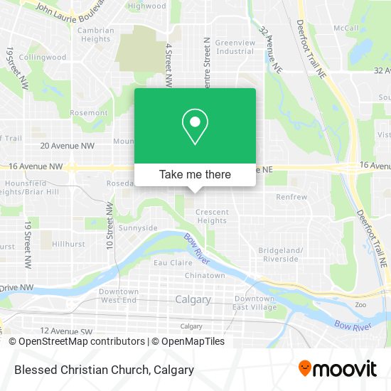 Blessed Christian Church map