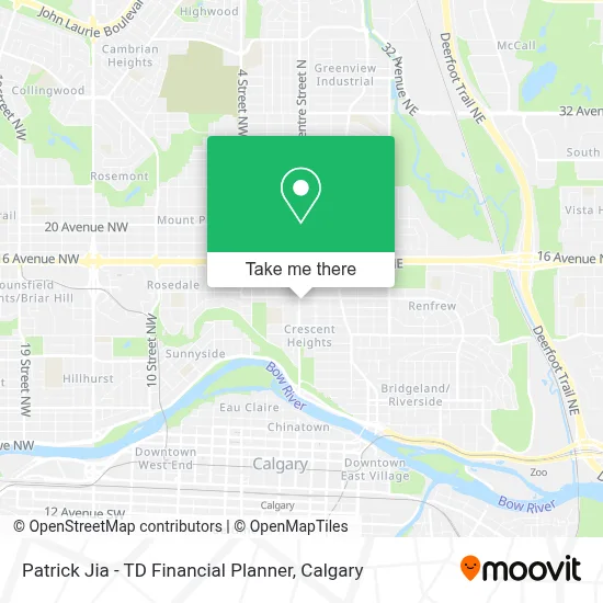 Patrick Jia - TD Financial Planner map