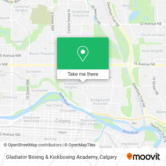 Gladiator Boxing & Kickboxing Academy map