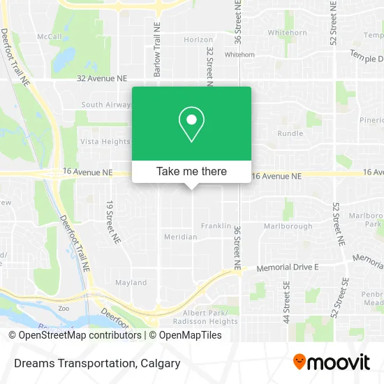 Dreams Transportation map