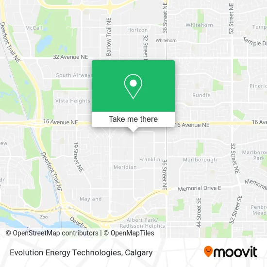 Evolution Energy Technologies map